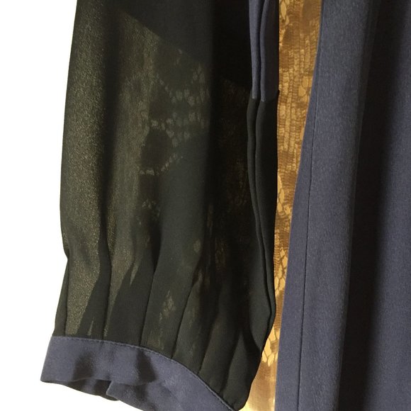 Indigo Silk Dress - Picture 11 of 16